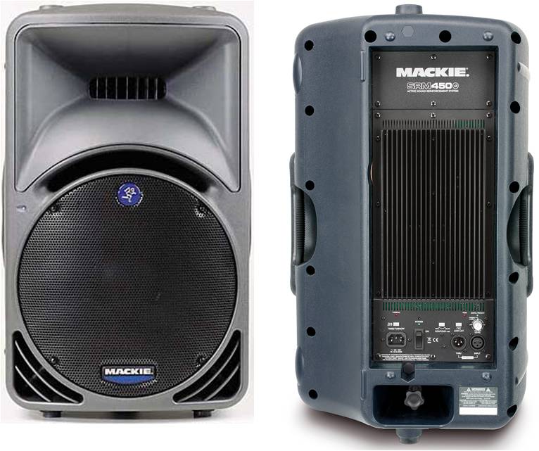 Speakers/Powered/Monitor/Mackie SRM 450